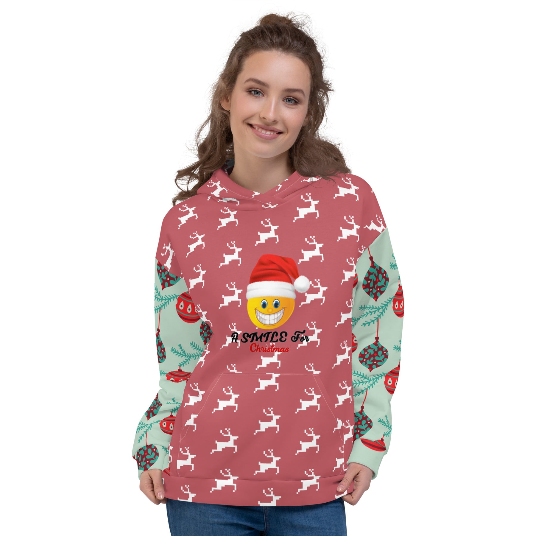 A Smile for Christmas Unisex Hoodie - TRIPLE-A