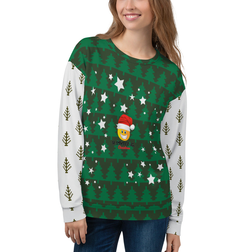 A Smile for Christmas Unisex Sweatshirt - TRIPLE-A