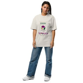 EVERY WOMAN- Oversized faded t-shirt - TRIPLE-A