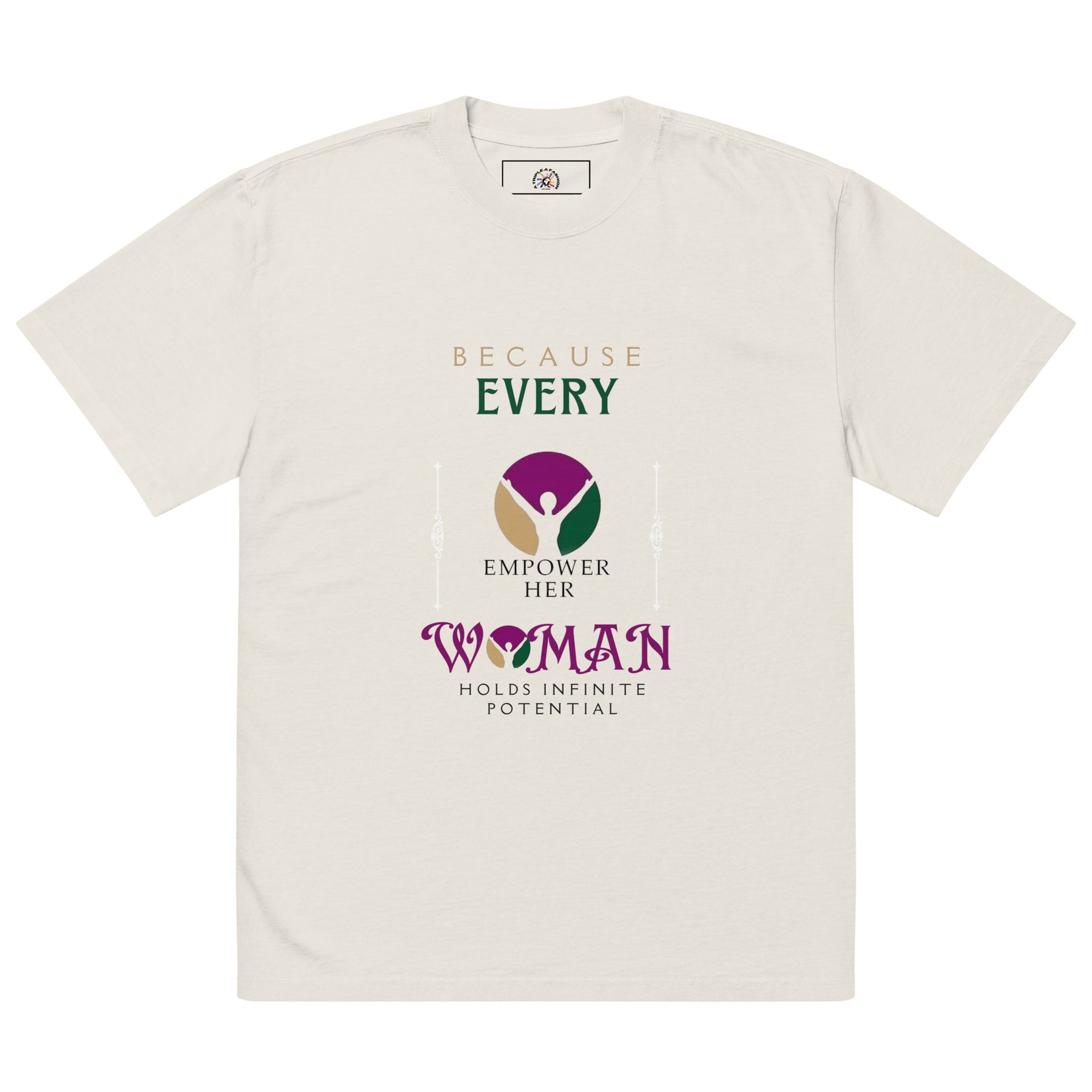 EVERY WOMAN- Oversized faded t-shirt - TRIPLE-A