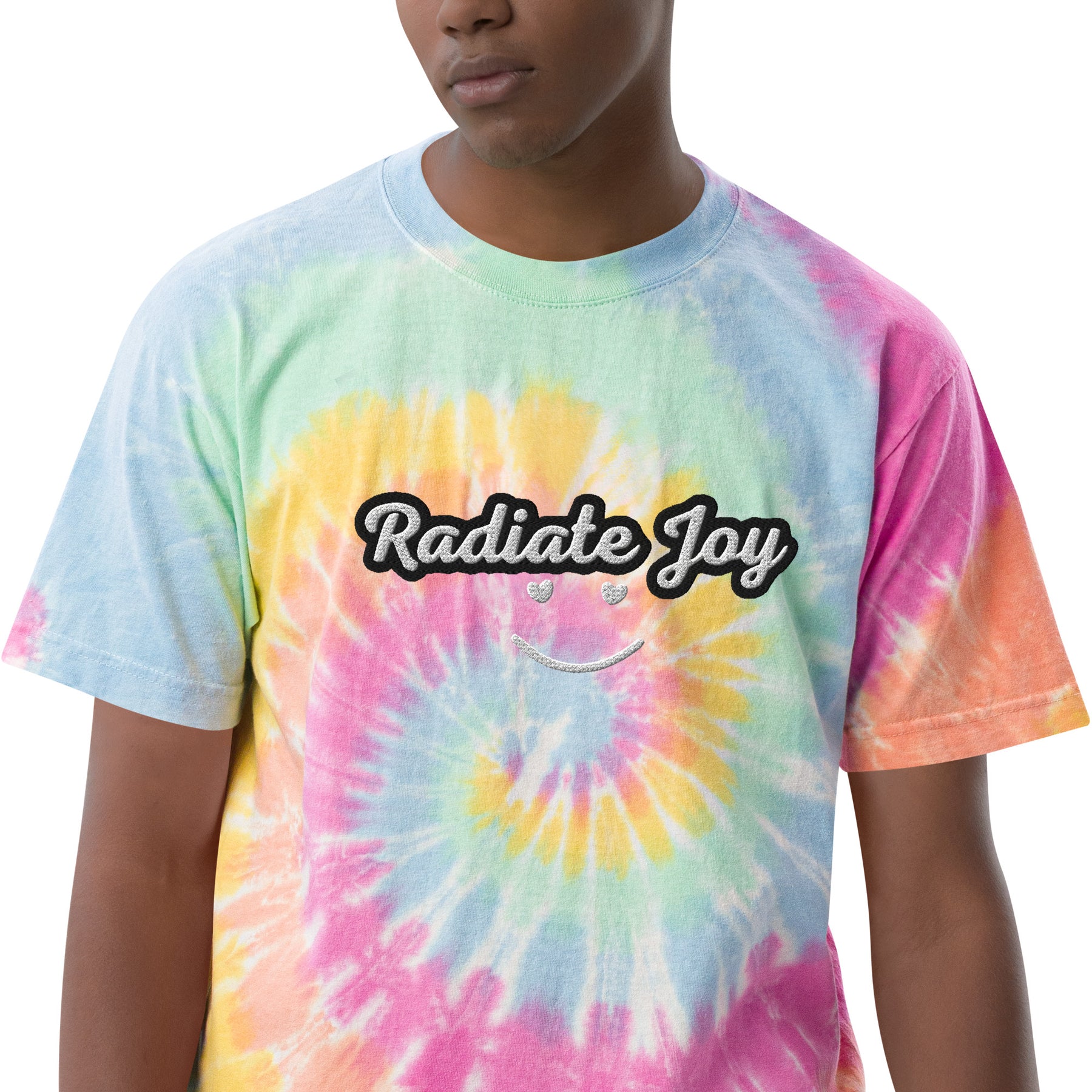 Radiate Joy Oversized tie-dye t-shirt - TRIPLE-A