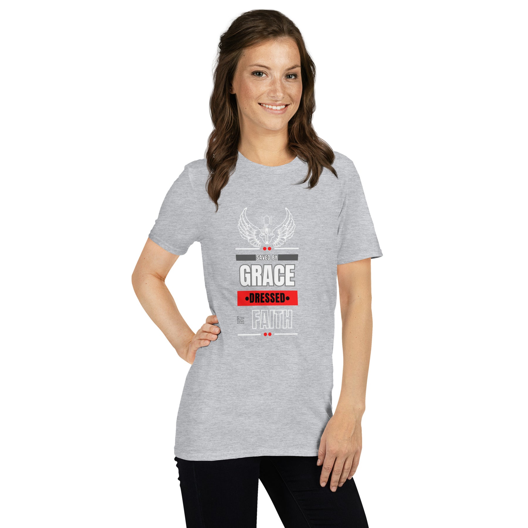 GRACE- Short-Sleeve Unisex T-Shirt - TRIPLE-A