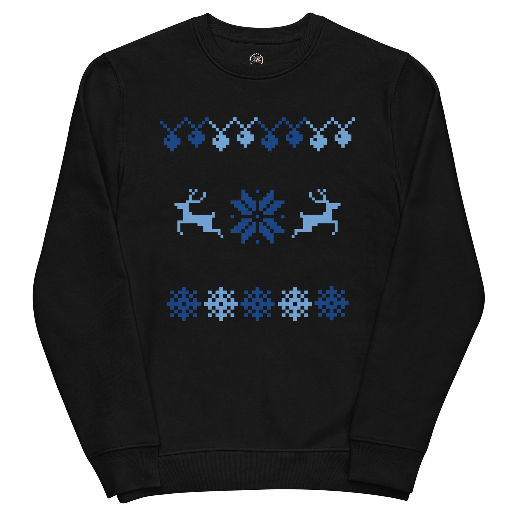 A Smile for Christmas Unisex eco sweatshirt - TRIPLE-A