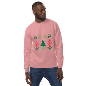 A Smile for Christmas Unisex eco sweatshirt - TRIPLE-A