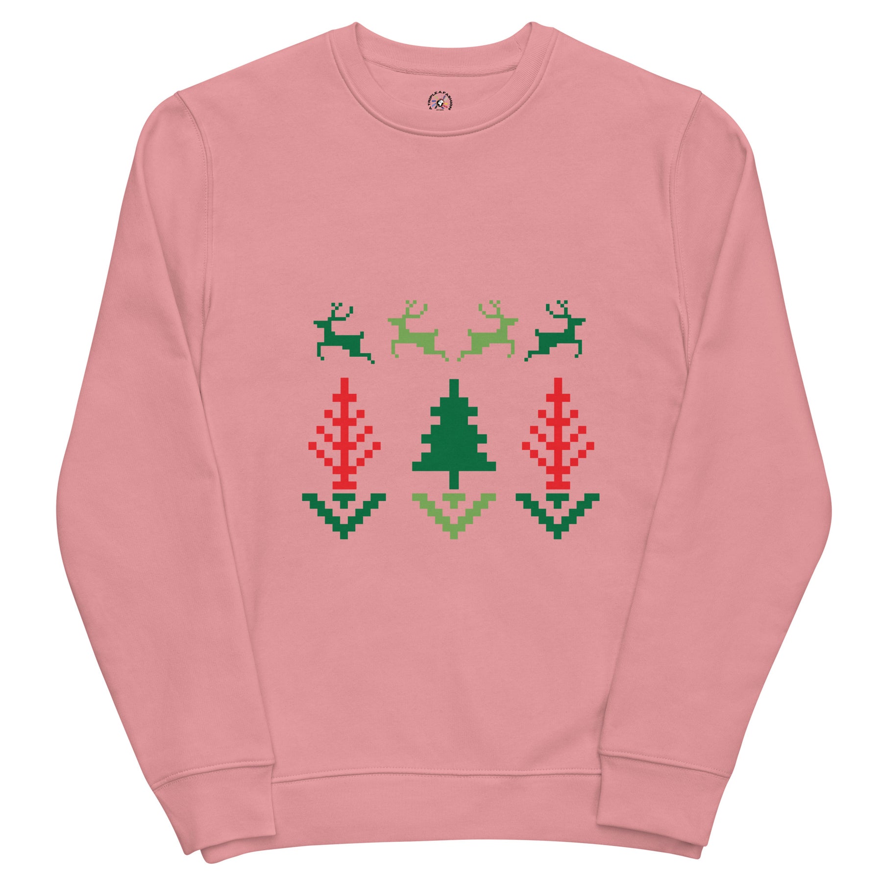 A Smile for Christmas Unisex eco sweatshirt - TRIPLE-A