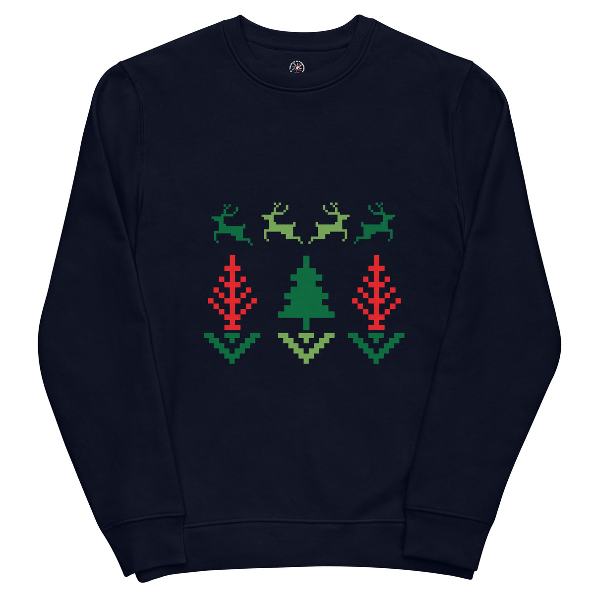 A Smile for Christmas Unisex eco sweatshirt - TRIPLE-A