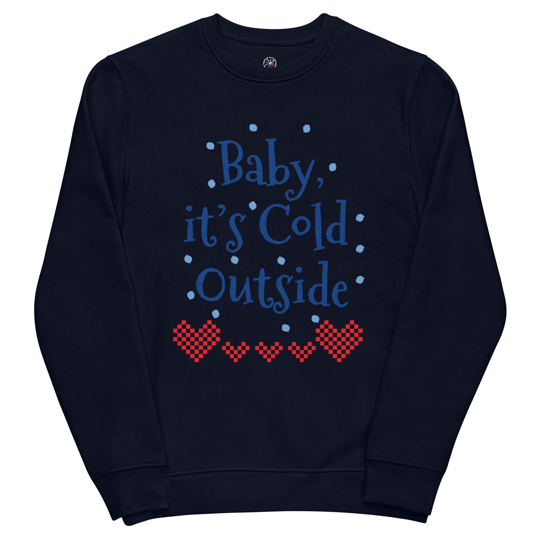 A Smile for Christmas Unisex eco sweatshirt - TRIPLE-A