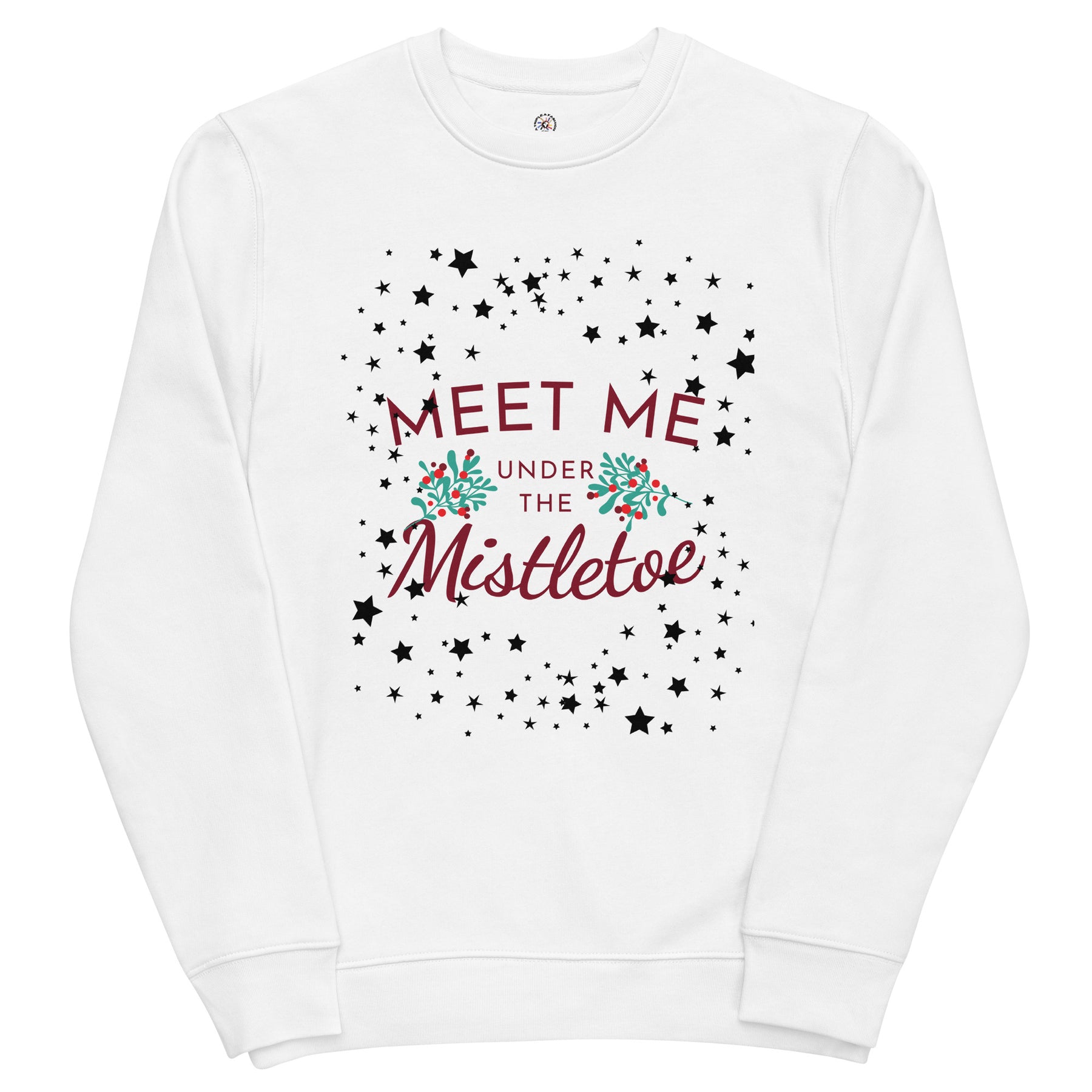 A Smile for Christmas Unisex eco sweatshirt - TRIPLE-A