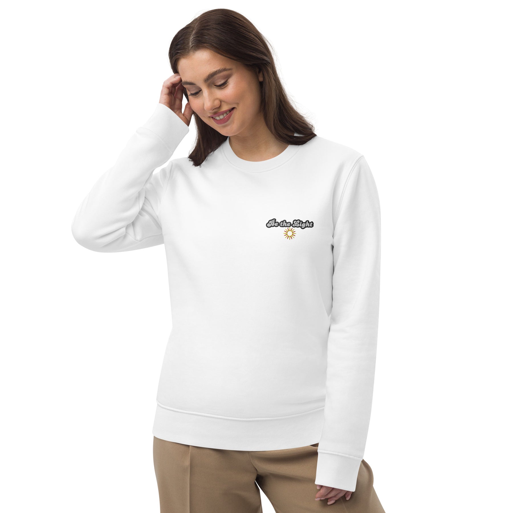 Be the Light Unisex eco sweatshirt - TRIPLE-A