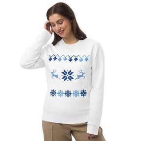 A Smile for Christmas Unisex eco sweatshirt - TRIPLE-A