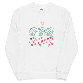 A Smile for Christmas Unisex eco sweatshirt - TRIPLE-A