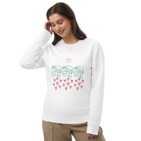 A Smile for Christmas Unisex eco sweatshirt - TRIPLE-A