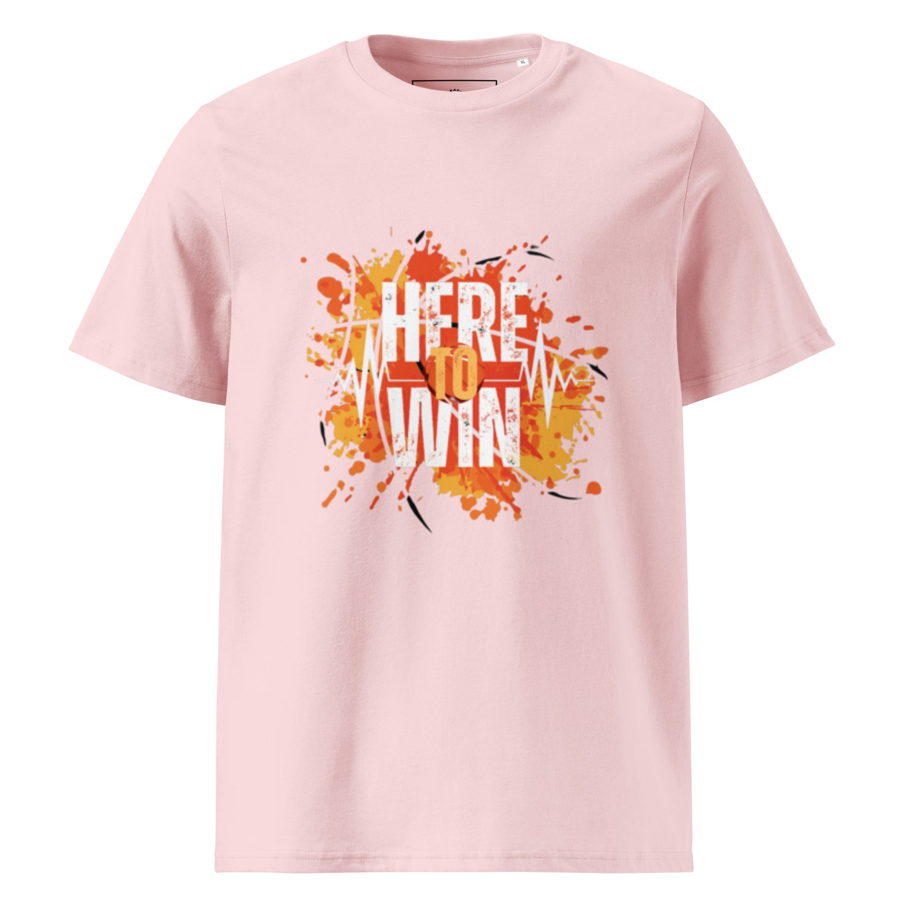 HERE TO WIN- Unisex organic cotton t-shirt