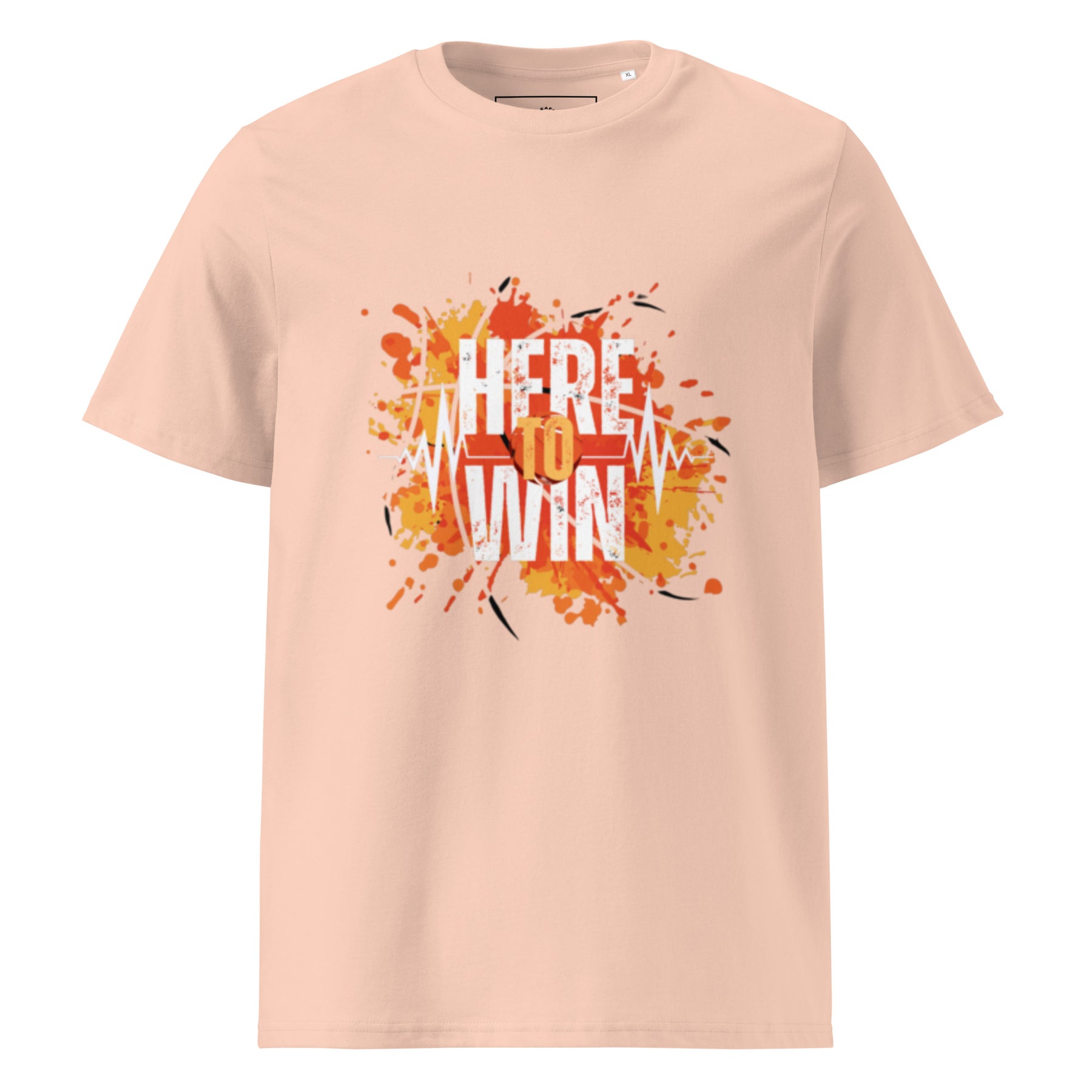 HERE TO WIN- Unisex organic cotton t-shirt