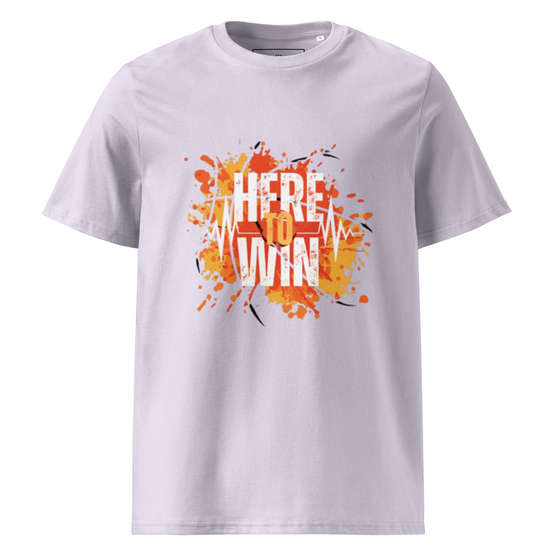 HERE TO WIN- Unisex organic cotton t-shirt