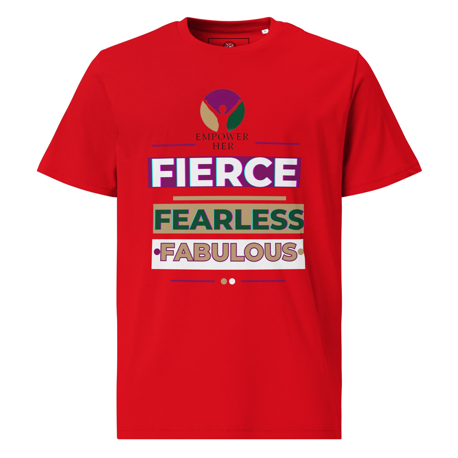 FIERCE- Unisex organic cotton t-shirt - TRIPLE-A