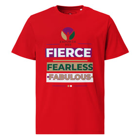 FIERCE- Unisex organic cotton t-shirt - TRIPLE-A