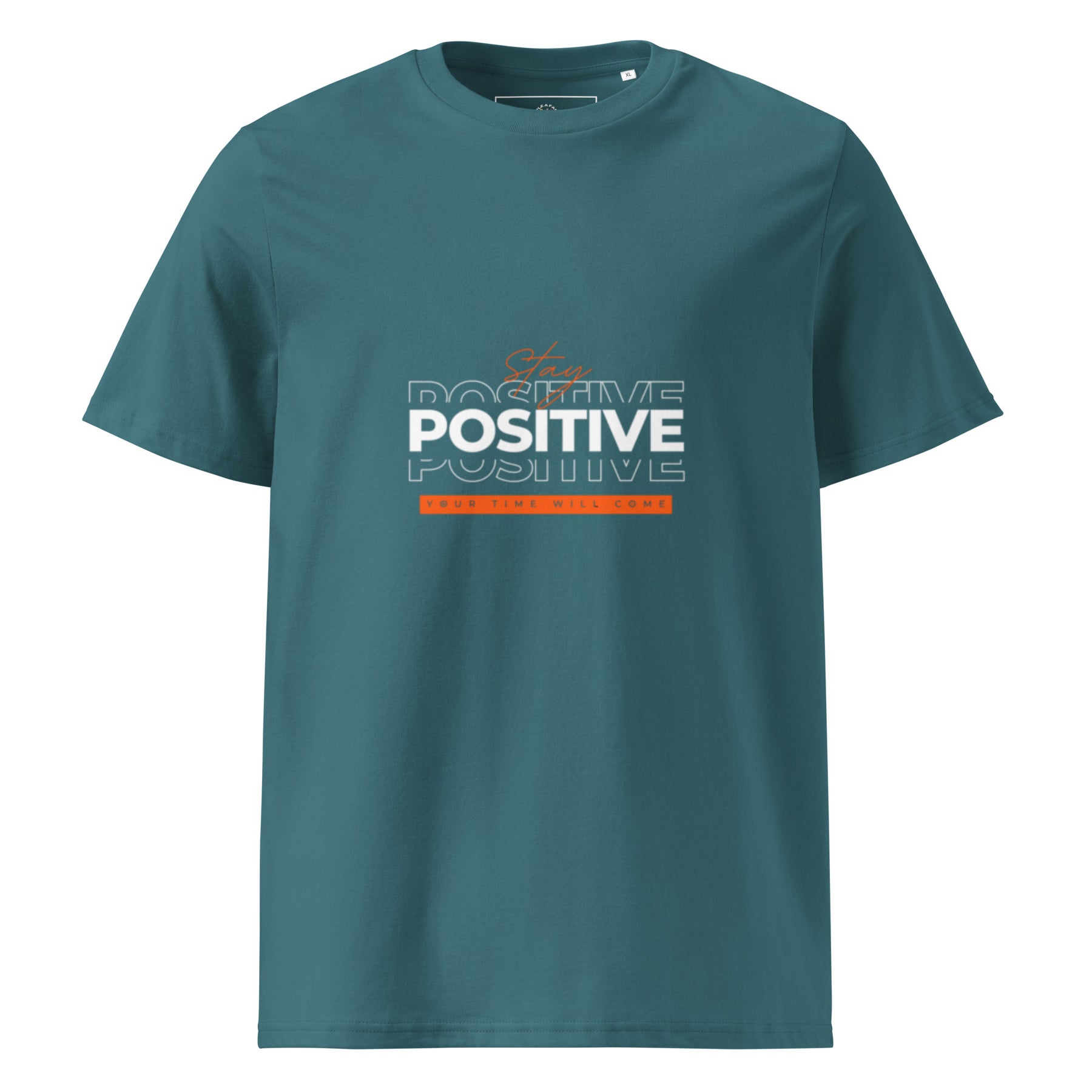 STAY POSITIVE - Unisex organic cotton t-shirt - TRIPLE-A