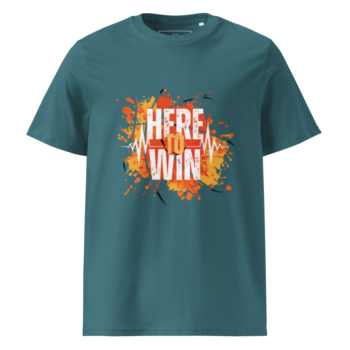 HERE TO WIN- Unisex organic cotton t-shirt