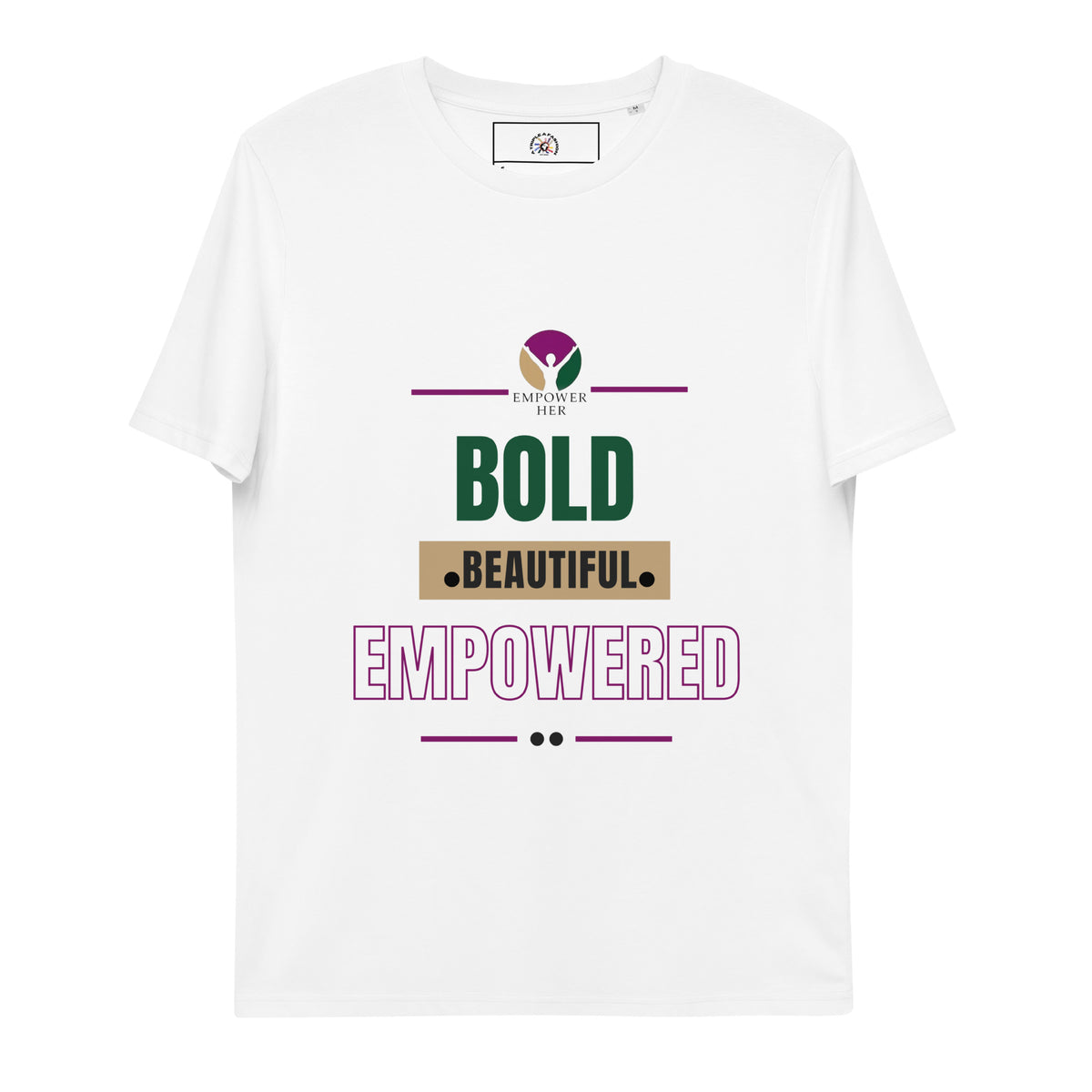 BOLD- Unisex organic cotton t-shirt - TRIPLE-A