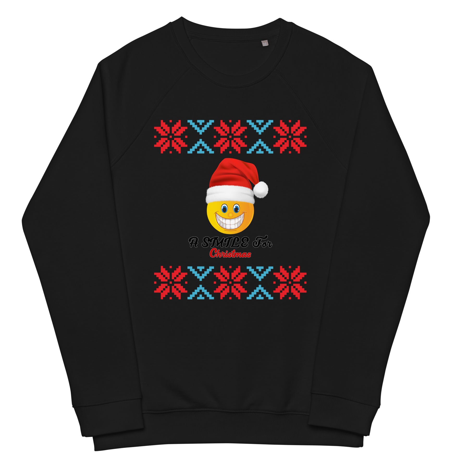 Christmas Unisex organic raglan Sweatshirt - TRIPLE-A