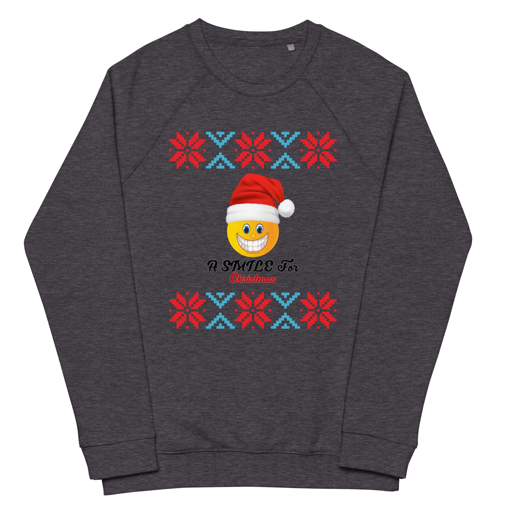 Christmas Unisex organic raglan Sweatshirt - TRIPLE-A