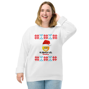 Christmas Unisex organic raglan Sweatshirt - TRIPLE-A