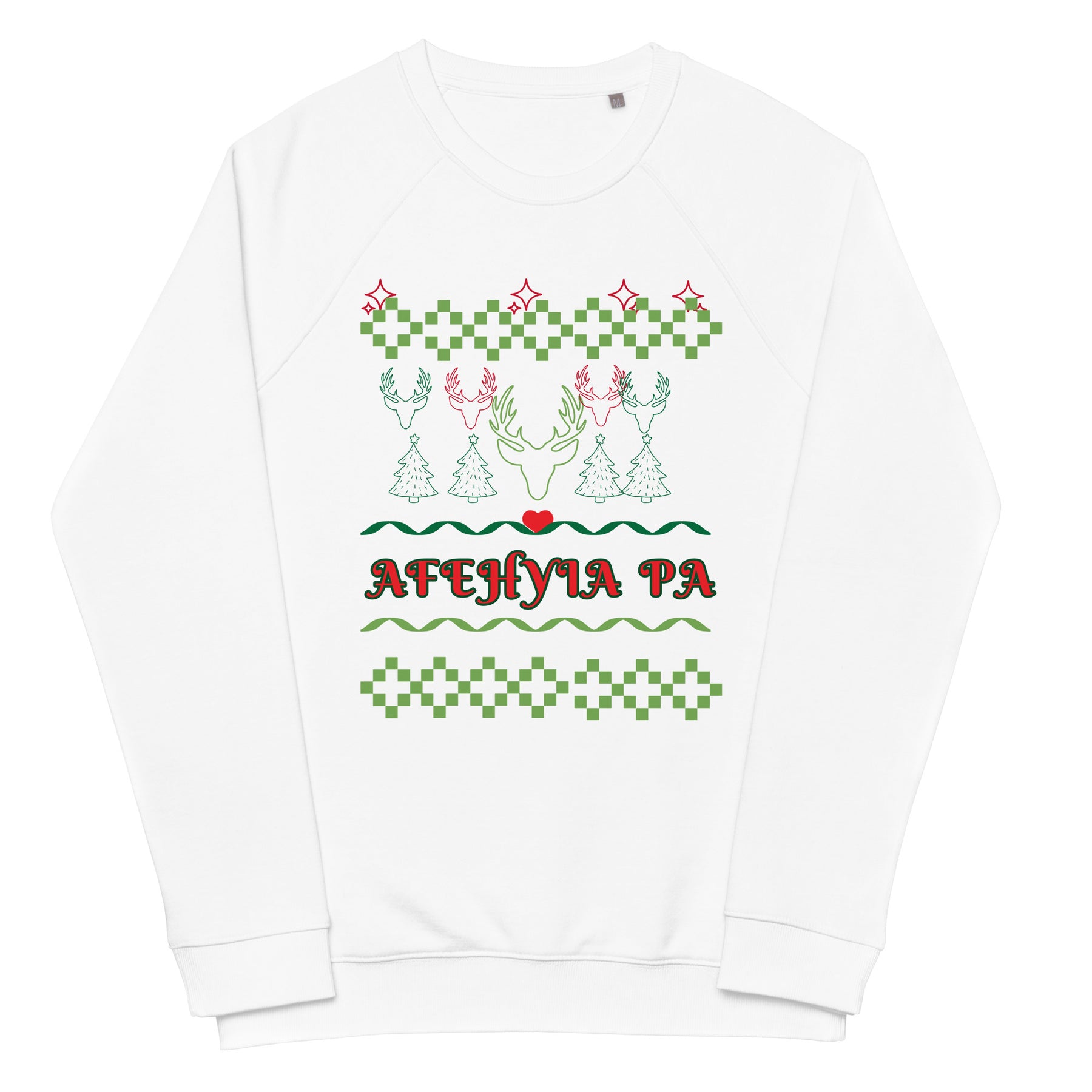 Afehyia Pa Unisex organic raglan sweatshirt - TRIPLE-A