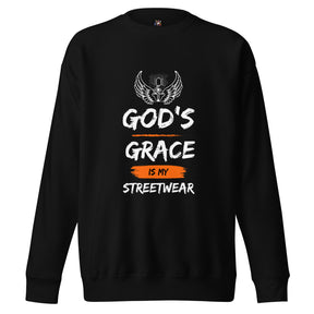 GOD'S GRACE - Unisex Premium Sweatshirt - TRIPLE-A