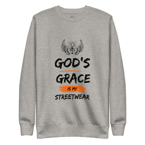 GOD'S GRACE - Unisex Premium Sweatshirt - TRIPLE-A