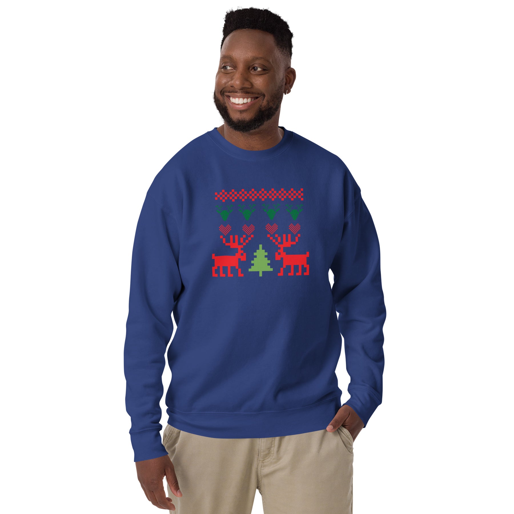 A Smile for Christmas Unisex Premium Sweatshirt - TRIPLE-A