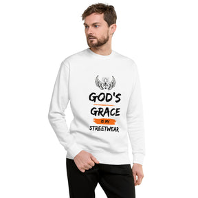 GOD'S GRACE - Unisex Premium Sweatshirt - TRIPLE-A