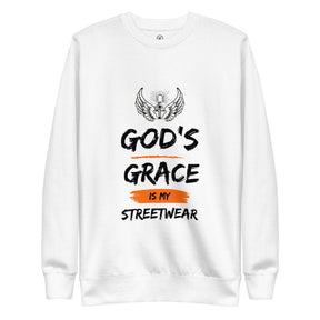 GOD'S GRACE - Unisex Premium Sweatshirt - TRIPLE-A