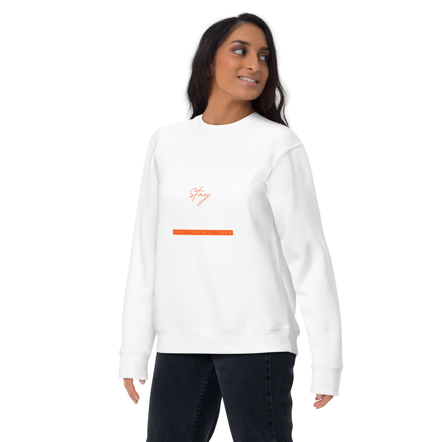 STAY POSITIVE - Unisex Premium Sweatshirt - TRIPLE-A