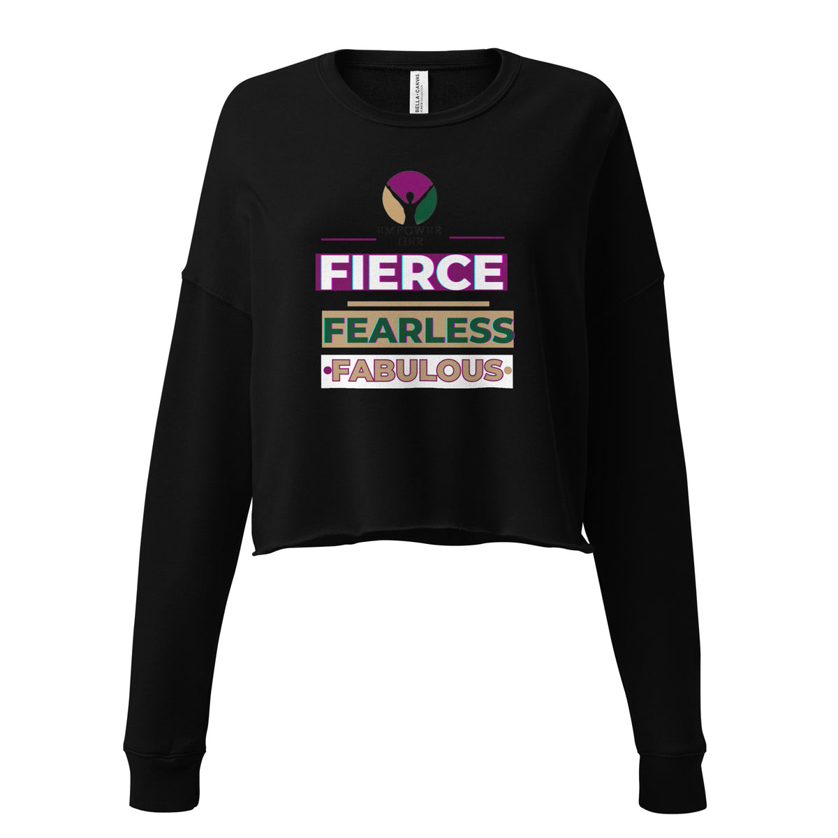 FIERCE- Crop Sweatshirt - TRIPLE-A