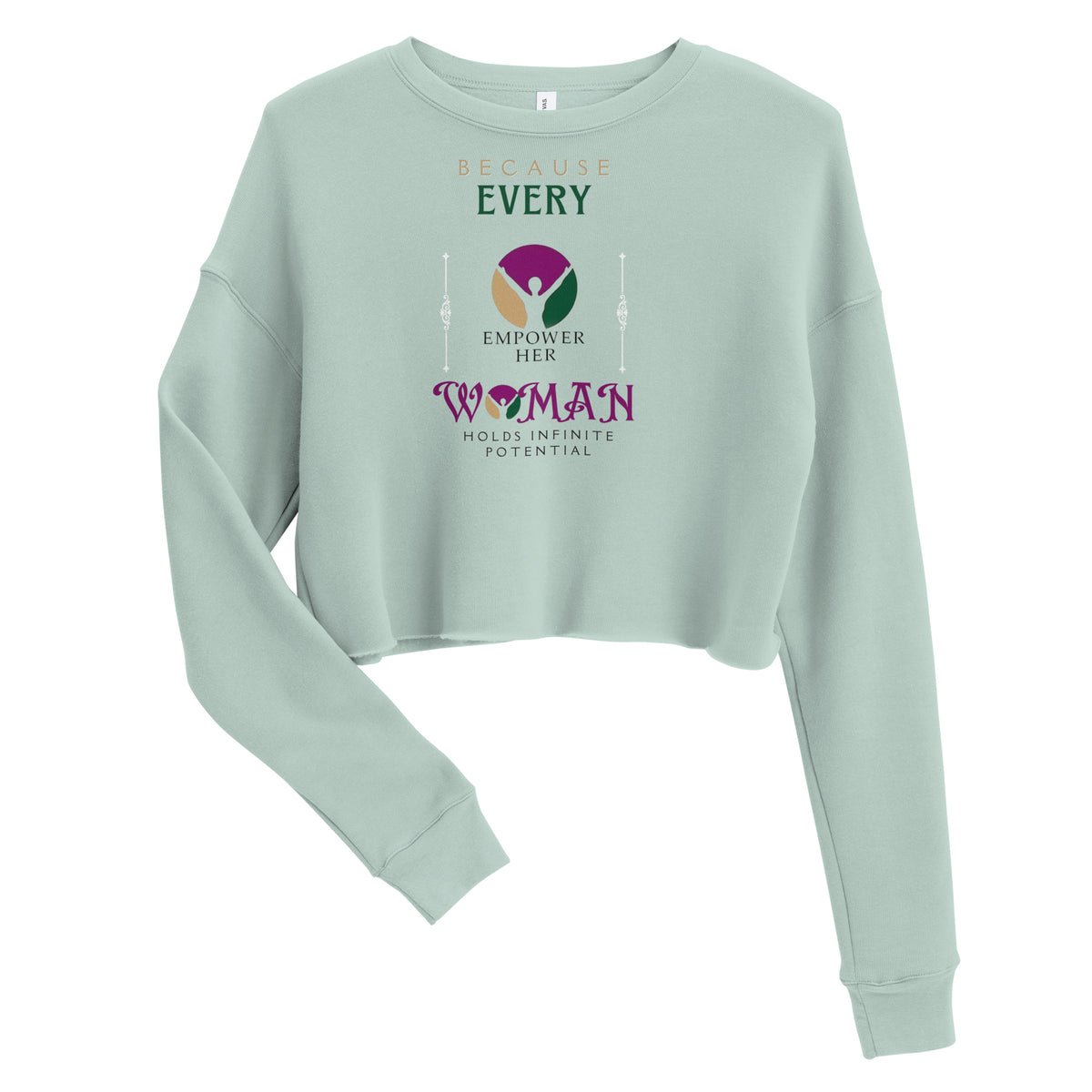 EVERY WOMAN- Crop Sweatshirt - TRIPLE-A