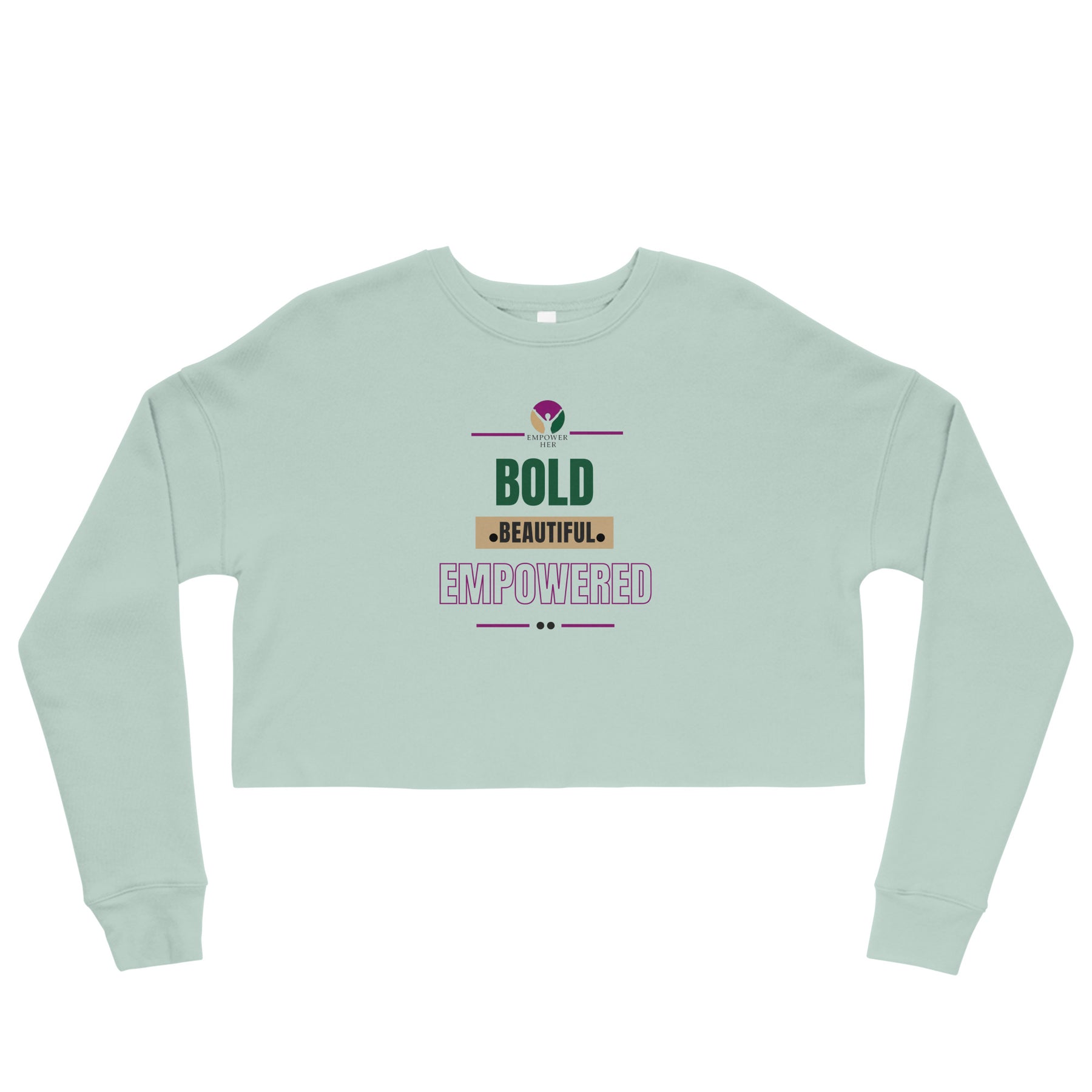 BOLD- Crop Sweatshirt - TRIPLE-A