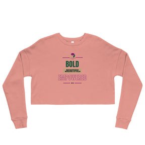 BOLD- Crop Sweatshirt - TRIPLE-A