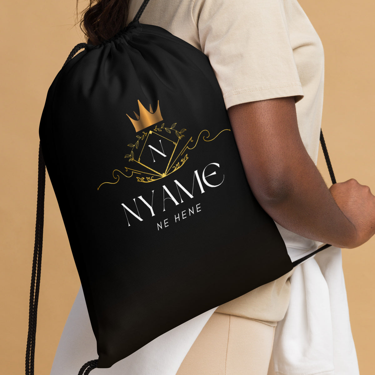 Nyame ne Hene- Drawstring bag - TRIPLE-A