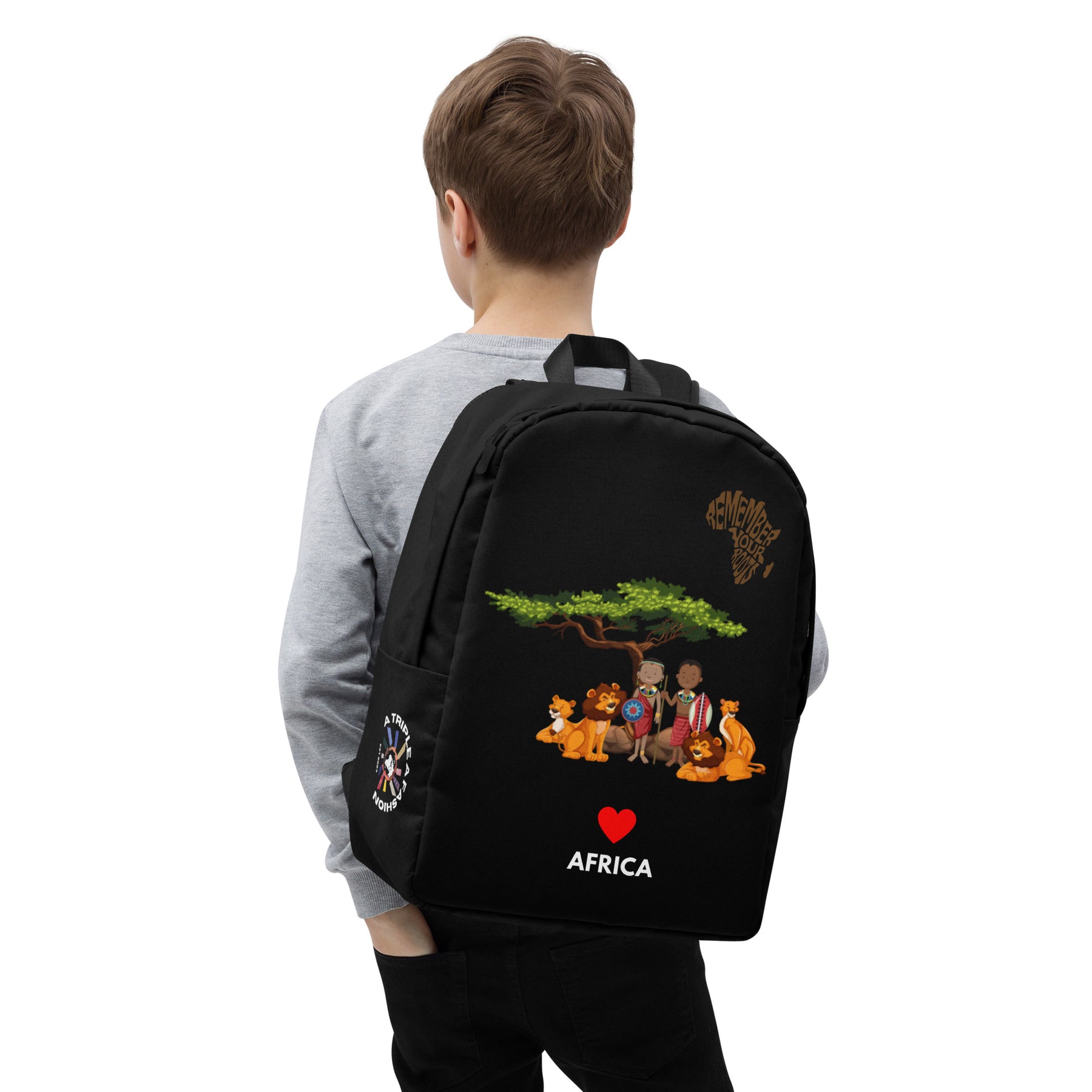 AFRICA-Minimalist Backpack - TRIPLE-A