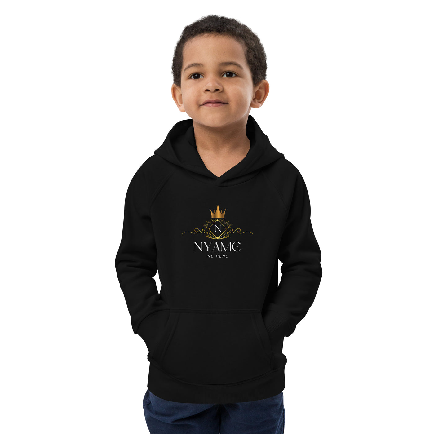 NYAME NE HENE-Kids Eco Hoodie - TRIPLE-A