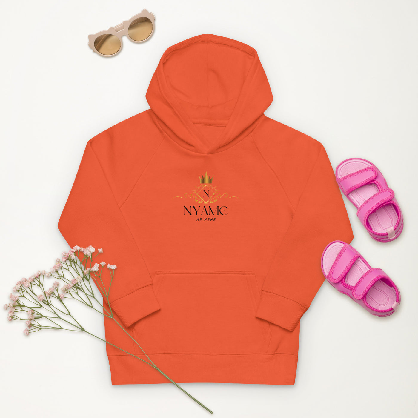 NYAME NE HENE-Kids Eco Hoodie - TRIPLE-A