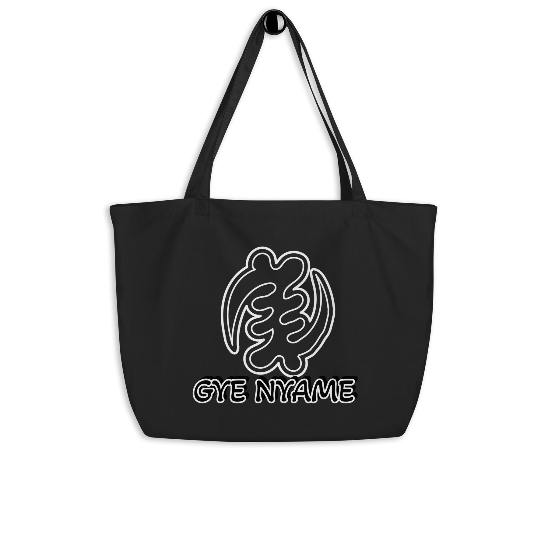 GYE NYAME-Large organic tote bag - TRIPLE-A