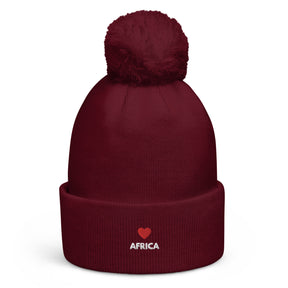 AFRICA-Pom pom beanie - TRIPLE-A