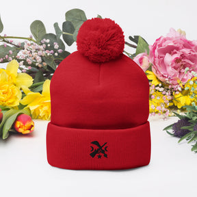 ADINKRA-Pom-Pom Beanie - TRIPLE-A