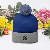 ADINKRA-Pom-Pom Beanie - TRIPLE-A