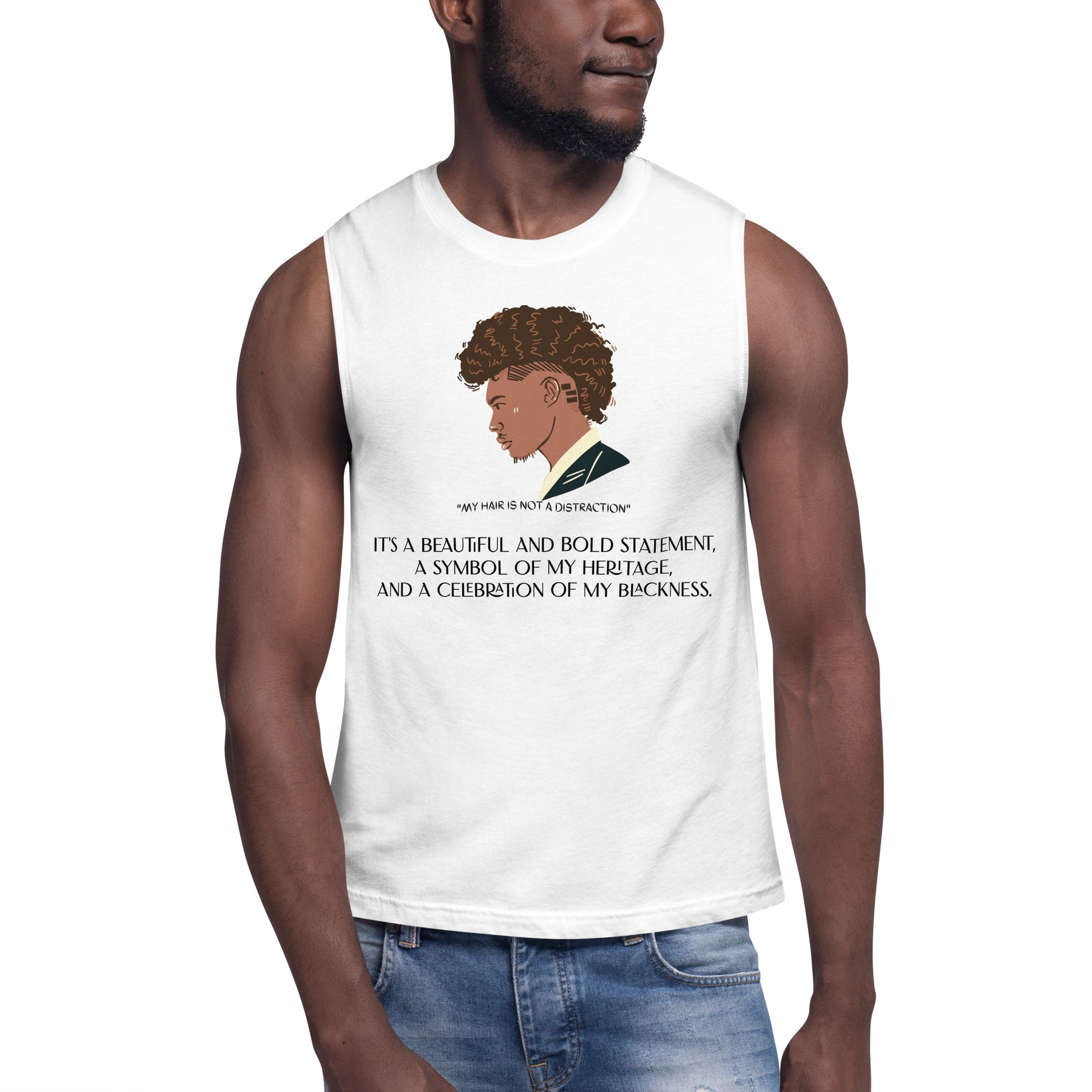 MY HAIR-Muscle Shirt - muscle fit christmas t shirt TRIPLE-A