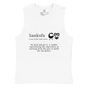 SANKOFA-Unisex Muscle Shirt - TRIPLE-A