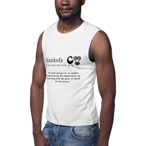 SANKOFA-Unisex Muscle Shirt - TRIPLE-A