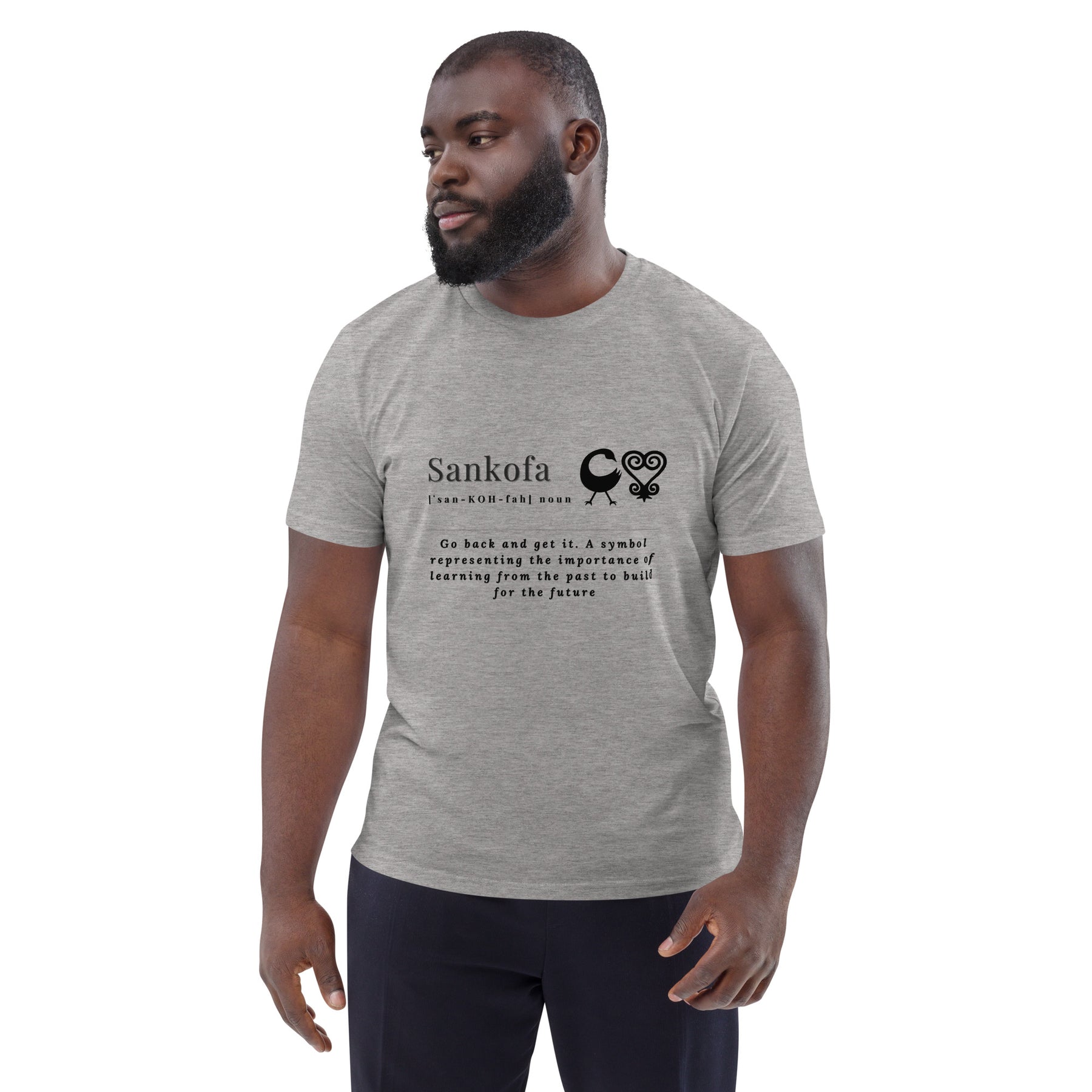 SANKOFA-Unisex Organic Cotton T-Shirt - TRIPLE-A